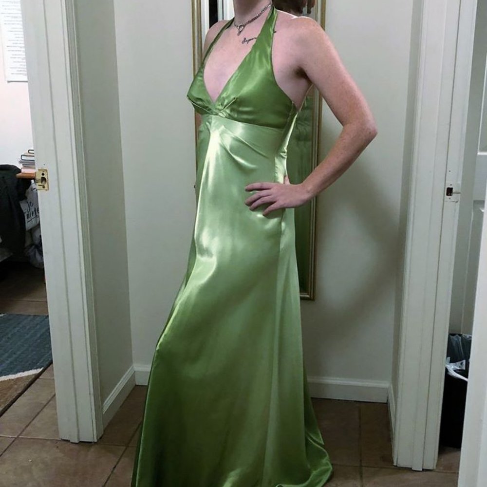 Lime Green Prom Dress
